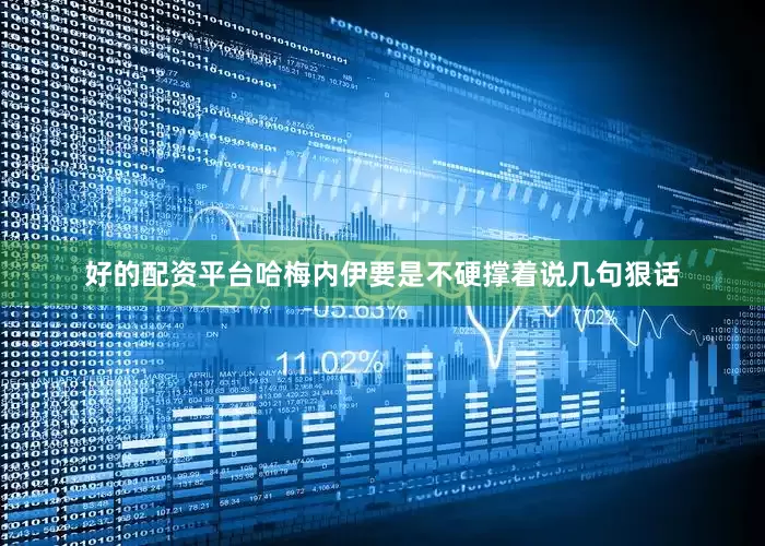 好的配资平台哈梅内伊要是不硬撑着说几句狠话